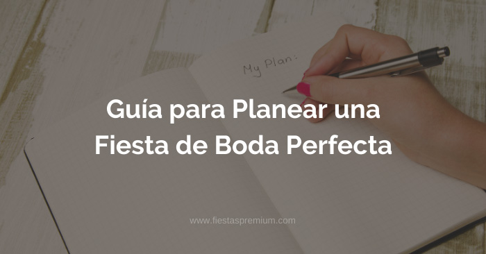 guia planear boda