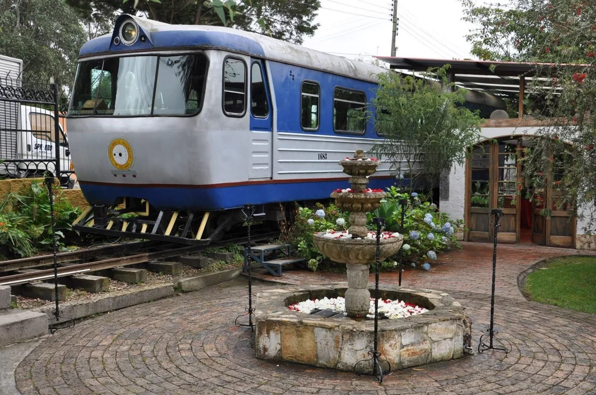 Finca Caferro — vagón de tren vintage para bodas y eventos cerca de Bogotá